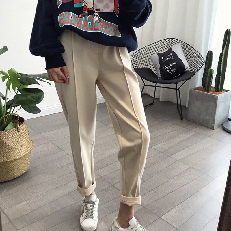 Women's High Waist Casual Streetwear Pants