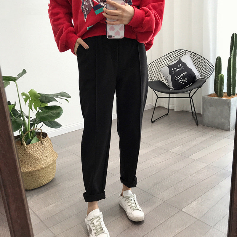 Women's High Waist Casual Streetwear Pants